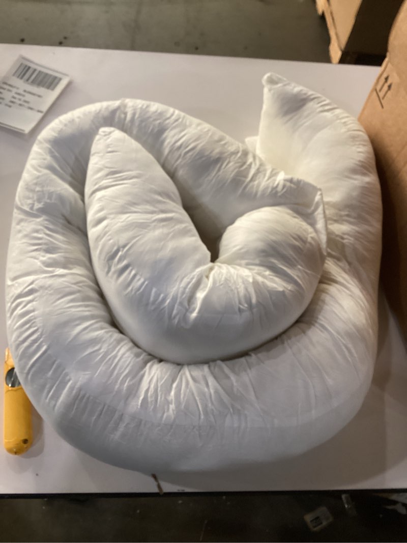 Condition photo showing New/Like New for Portable Baby Lounger for Travel,Breathable & Comfortable 100% Cotton Infant Lounger, Baby Nest 0-24 Months Machine-Washable Newborn Lounger,Newborn Essentials (Gray, Baby Lounger with Toys) Grey Baby Lounger With Toys