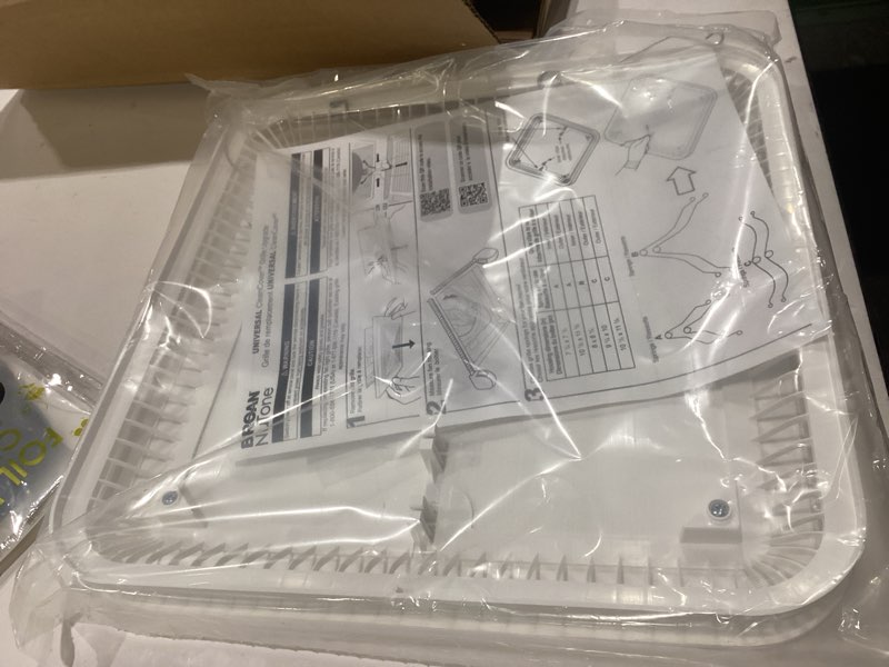 Condition photo showing New/Like New for broan-nutone fg701s universal cleancover bathroom exhaust upgrade grille cover, white bath fan cover, official genuine part