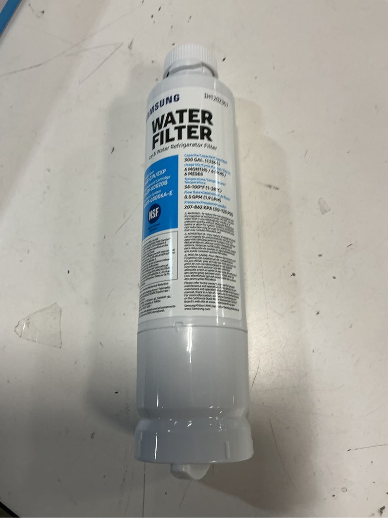 Condition photo showing As Is for samsung refrigerator filter haf-cin/exp