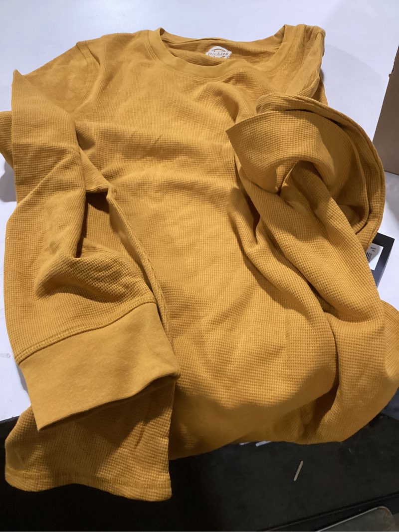 Dickies Women's Thermal Long Sleeve Shirt Gold