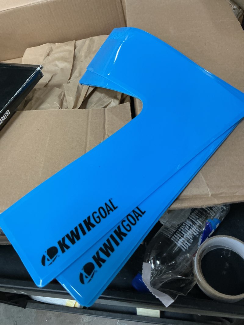 Condition photo showing As Is for kwik goal flat corner marker (pack of 4), blue, 16a3104