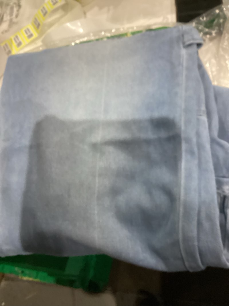 PLNOTME Womens Denim Overalls Casual Loose Fit Bib Adjustable Strap Wide Leg Capri Jean Jumpsuits