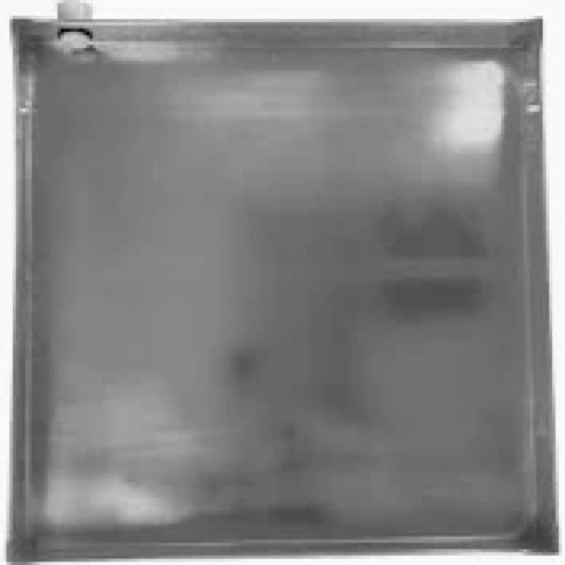 Universal Metal Solutions 26GA Galvanized Drain Pan - Rust-Free Made for Electric Water Heater & Air