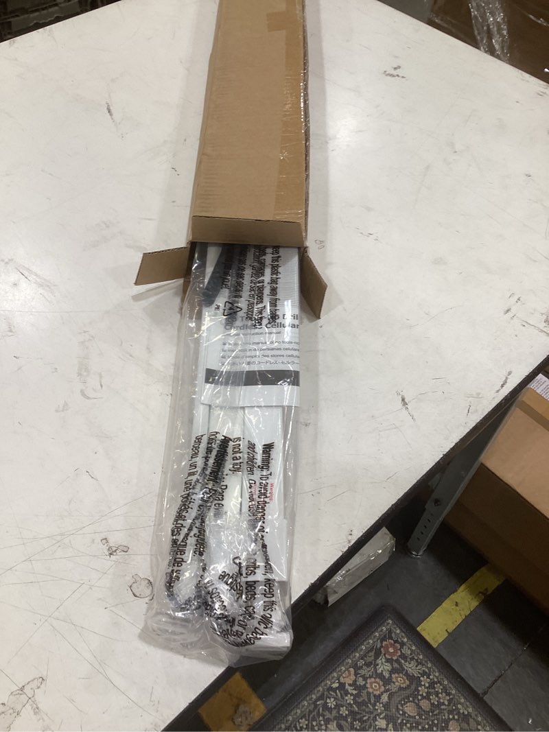 Condition photo showing Good Condition for lazblinds cordless cellular shades, no tools no drill light filtering honeycomb shades pleated blinds for windows, 34'' w x 48'' h, white light filtering-white 34'' w × 48'' h