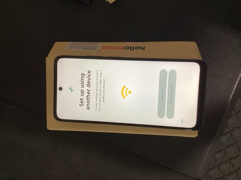 Condition photo showing New/Like New for working verified motorola moto g 5g 2025 xt2513 50mp 128gb metro t-mobile forest gray