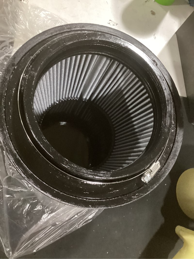 Condition photo showing Good Condition for afe power magnum force intake replacement air filter w/pro dry s media - 6" inlet, 7" tall - #21-90038 pro dry s - 3 layer dry media