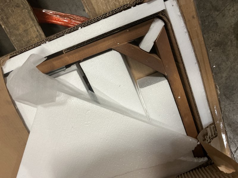 Condition photo showing Good Condition for VASAGLE MAEZO Collection - Extendable Dining Table for 4/6/8, Kitchen Table with Tapered Legs, Curved Transitions, for Dining Room, Kitchen, Home Office, Honey Brown UKDT090K01V1 Extendable Honey Brown