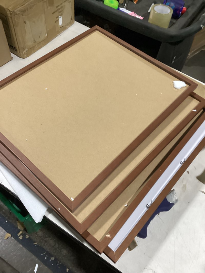 Condition photo showing New/Like New for Yaetm 16x20 Picture Frame Matted to 11x14 Set of 4, Natural Solid Oak Wood 16x20 Frame for Gallery Wall, Photos, Posters & Art Prints, Horizontal and Vertical Wall Mount (4 pack, Oak) 16"x20", 4 pack Oak