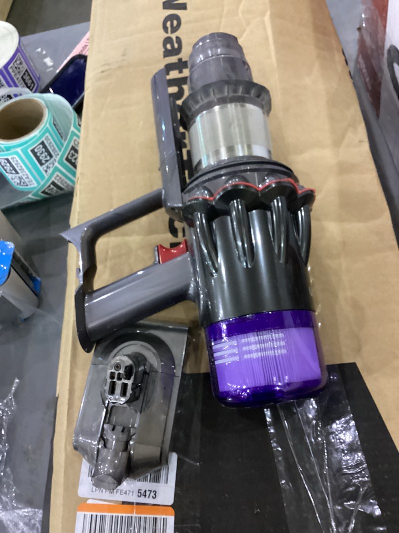 Condition photo showing As Is for Dyson V9 Motorbar Cordless Vacuum, Cleans Hard Floors and Carpets, Detangles, Converts to Handheld, 100AW, 3 Power Modes, Up to 40 Minutes¹