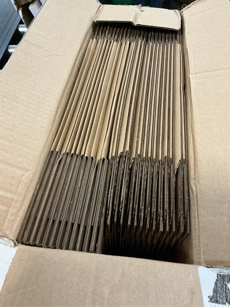 Condition photo showing New/Like New for calenzana 25 pack 9x6x4 shipping boxes  small corrugated cardboard boxes for mailing and packing  brown