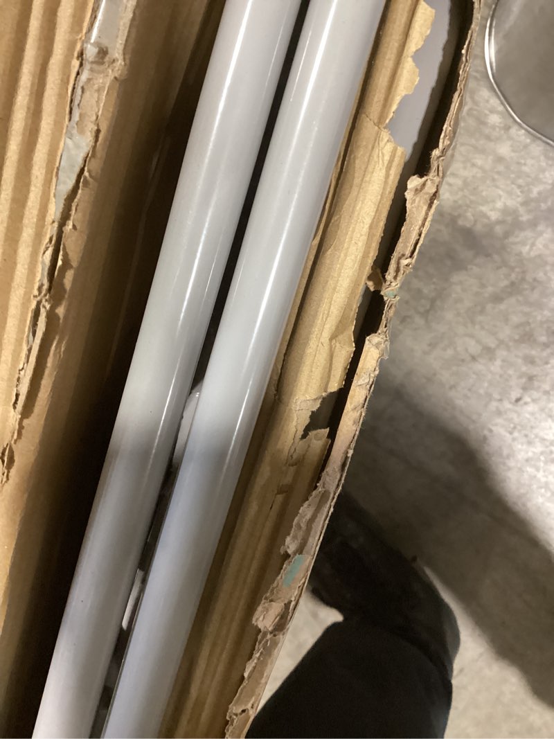 Condition photo showing Good Condition for Heritage Kids Grey Kids Activity Table and Chair Set,3-Piece Furniture Set with 1 Square Table & 2 Folding Chairs, Playroom Table Set for Ages 3+