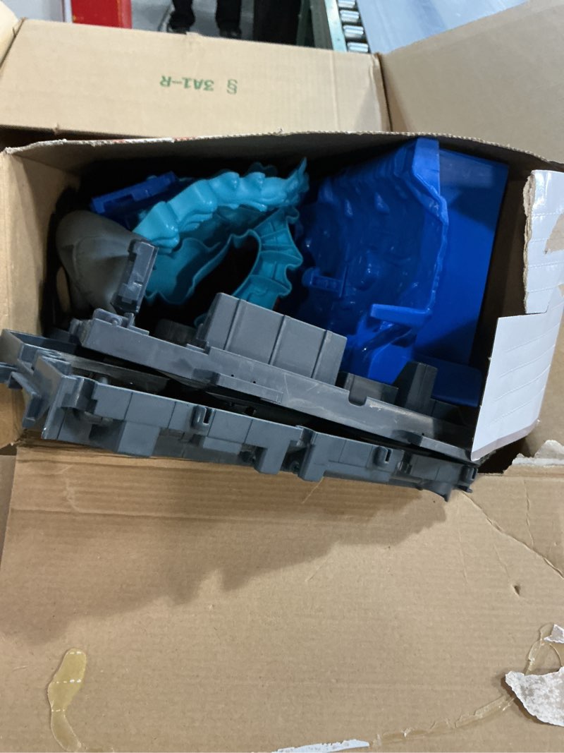 Condition photo showing Good Condition for Hot Wheels City Track Set, Ultra Shark Car Wash with 1:64 Scale Color Reveal Toy Vehicle, Repeat Color-Change Feature, Storage