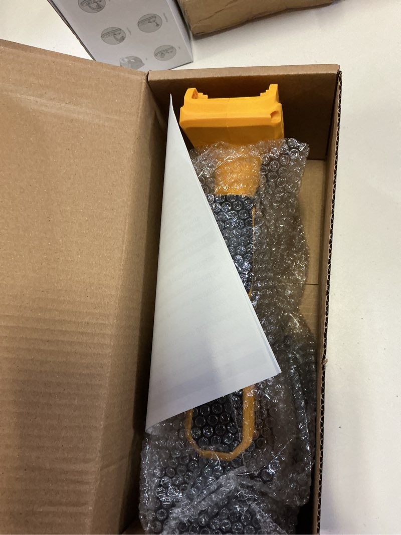 Condition photo showing New/Like New for ecarke cordless tile vibration tool compatible with dewalt 20v battery: portable tiler vibration leveling machine with 8 adjustable speed,suction cup,digital display for floor,tile,wall yellow