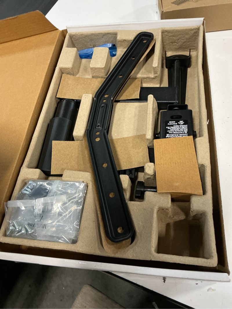 Condition photo showing Good Condition for sanus vuepoint full-motion tv wall mount for tvs 26 -65  up to 55 lbs – height adjust with swivels  tilts  and extends up to 19  from the wall