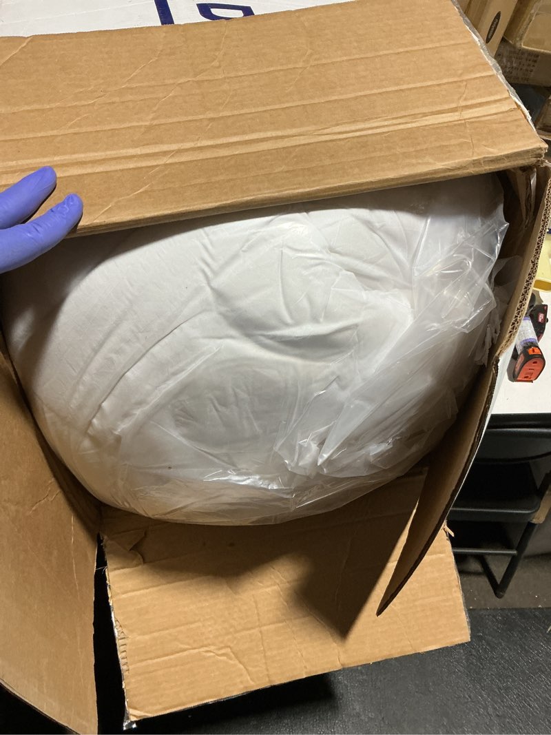 Condition photo showing New/Like New for masvis king size dual layer 4 inch memory foam mattress topper, 2 inch gel memory foam and 2 inch cooling pillow top mattress pad cover for back pain, medium support king 2"memory foam+2"mattress topper