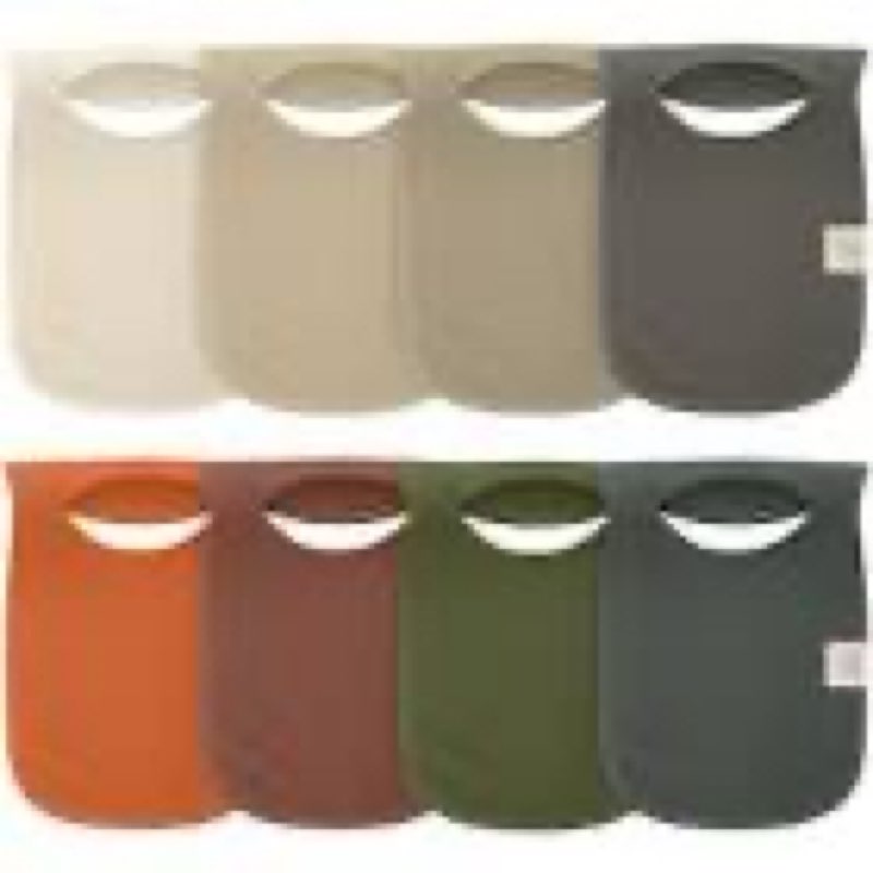 keababies 8-pack bibs for baby girls, boys, pullover baby bibs (eclipse) | 6-36m, large baby bibs for drooling and teething infant, newborn, toddler, soft absorbent organic cotton, long torso coverage