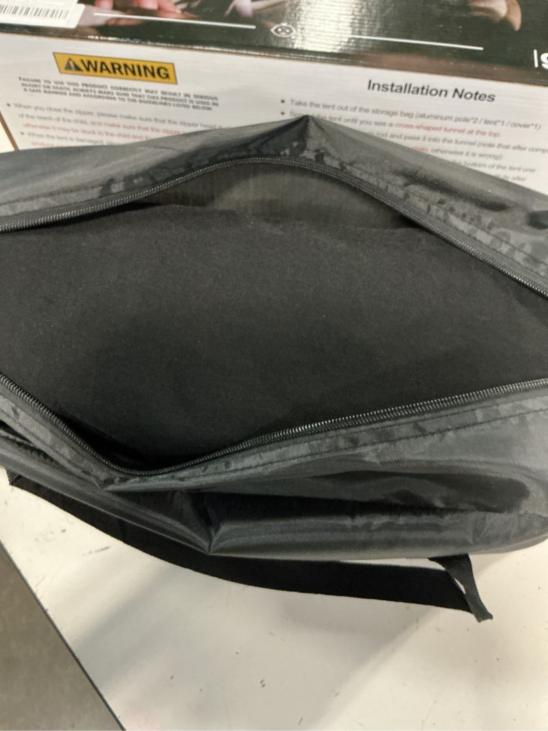 Condition photo showing New/Like New for yavil crib blackout cover canopy for baby, pop up crib tent for pack n play | crib blackout tent with safe bottom design, fits full size crib, pack n play for baby naps at home and travel