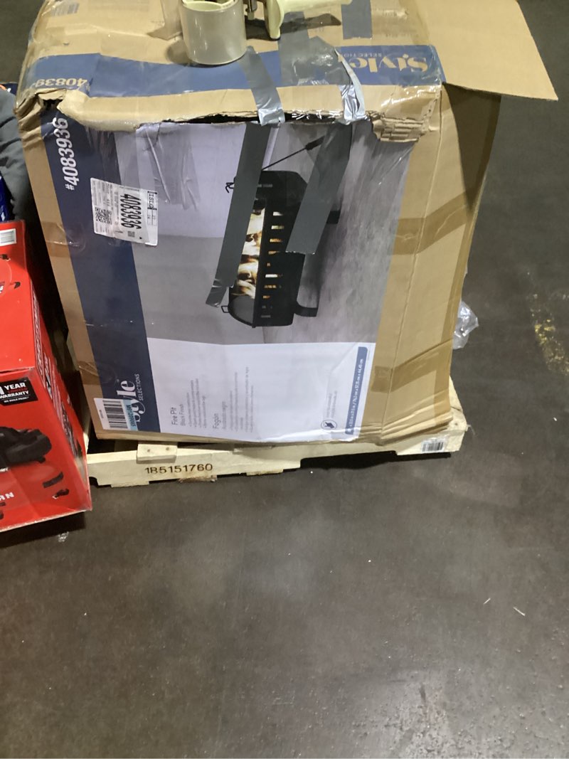 Condition photo showing As Is for Style Selections 30-in W Steel Rectangle