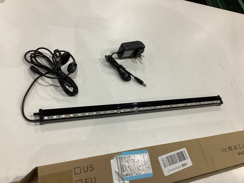 Condition photo showing As Is for fish bubble light underwater led light with remote control aquarium light kit,fish light,rc light