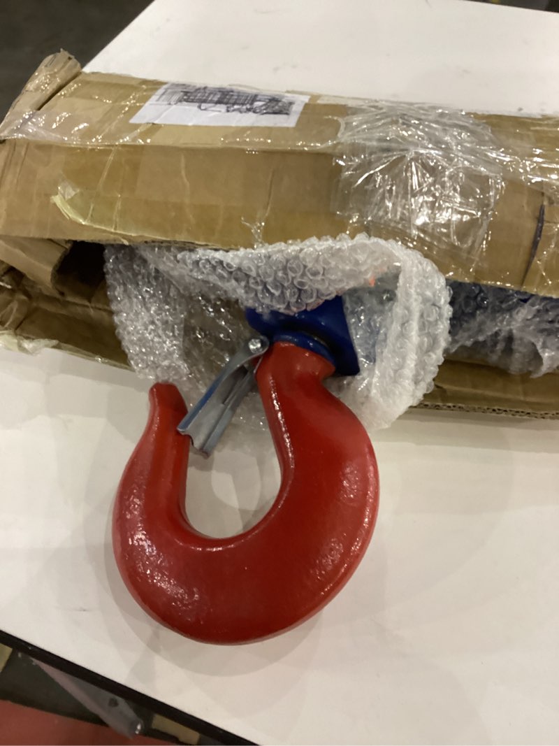 Snatch block with hook