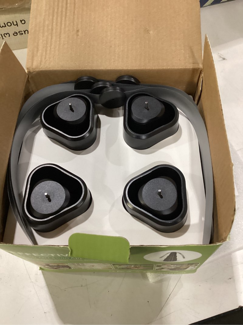Condition photo showing New/Like New for fly fans for tables, fly fan outdoor indoor keep flies away, table top spinner with holographic blades, flies deterrent for picnic, restaurant, party, home, bbq (4 pack) modern