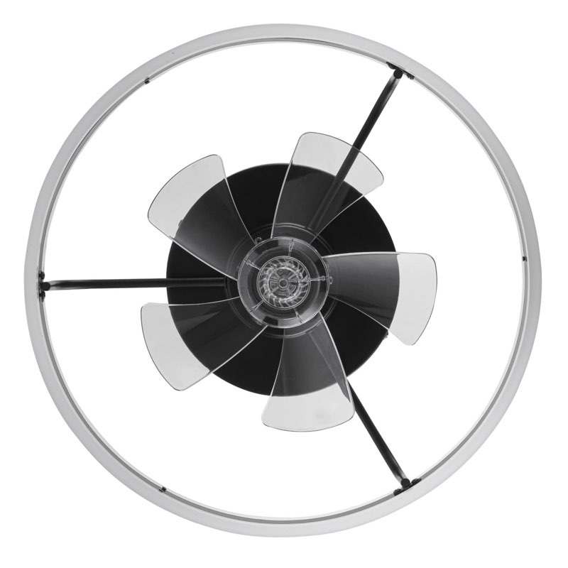 Harbor Breeze Edenmore 20-in Matte Black with Clear Blades Adjustable