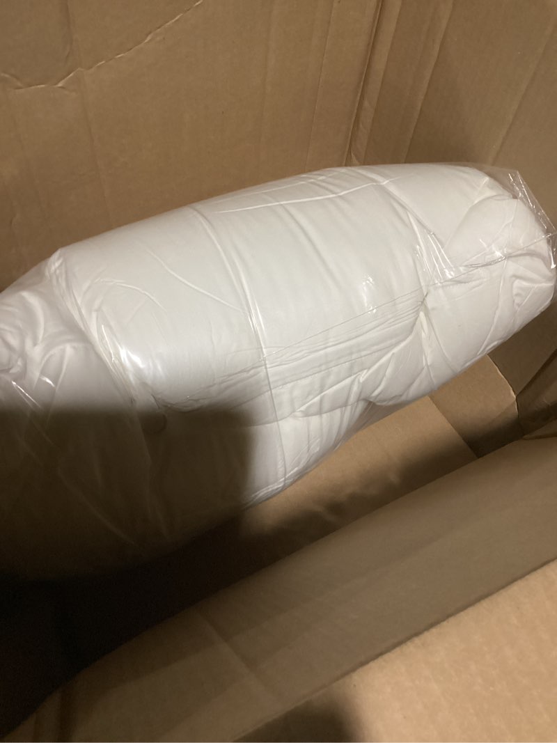 Condition photo showing New/Like New for Leeden 20 x 20 Pillow Inserts (Set of 2) - Throw Pillow Inserts with 100% Cotton Cover - 20 Inch Square Decorative Pillows for Sofa, Couch, Bed and Home Decor 20 Inch x 20 Inch (Pack of 2)