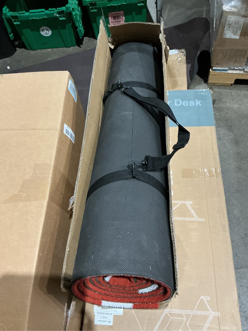 Condition photo showing Good Condition for meooeck baseball batting mat softball inlaid home plate turf hitting mats batters box with carry strap non-slip backing for cage indoor outdoor