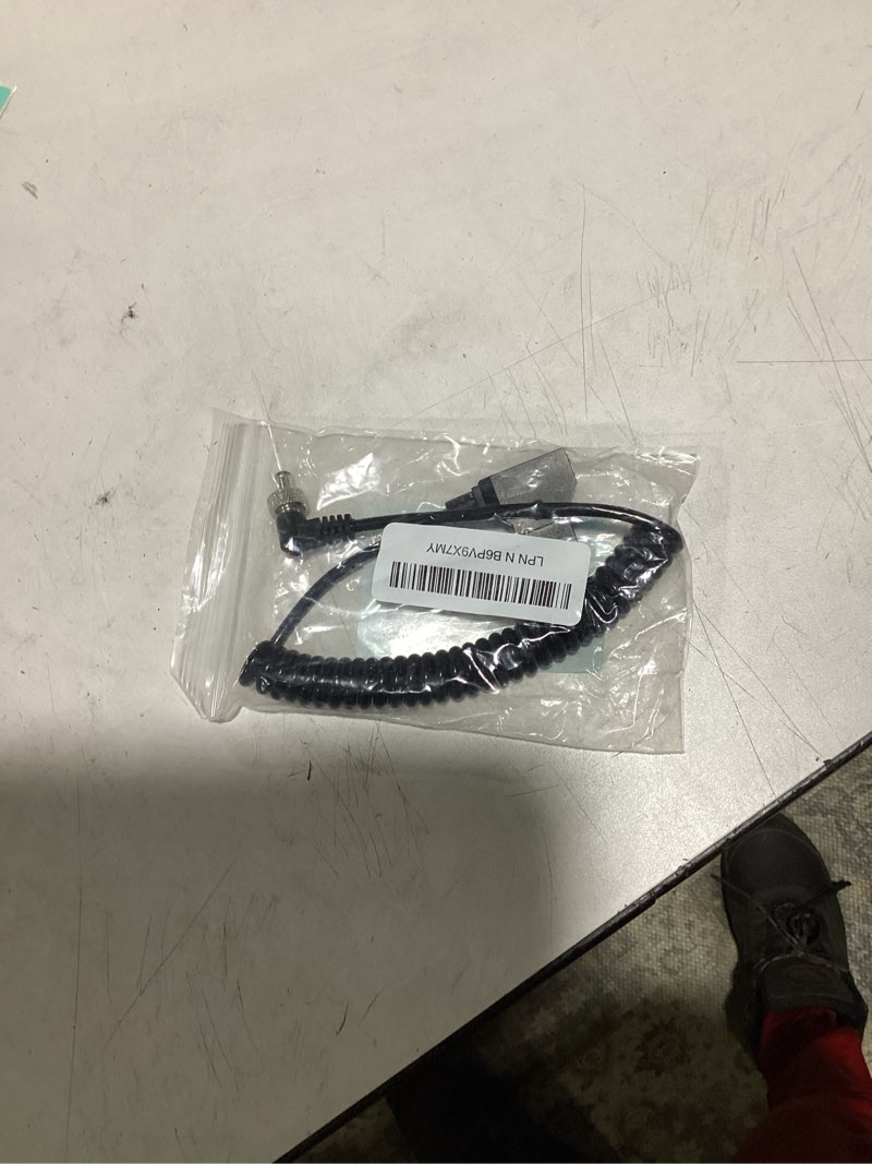 Condition photo showing New/Like New for D-Tap to Locking DC 5.5x2.5mm Monitor Power Cable 12V Compatible for Sony PIX-E7 PIX-E5 Atomos Ninja V/Shogun, Ikan DJI Monitor, Hollyland Mars 400s Smallhd Indie 7 Aputure LED Lights and more Locking DC to Dtap