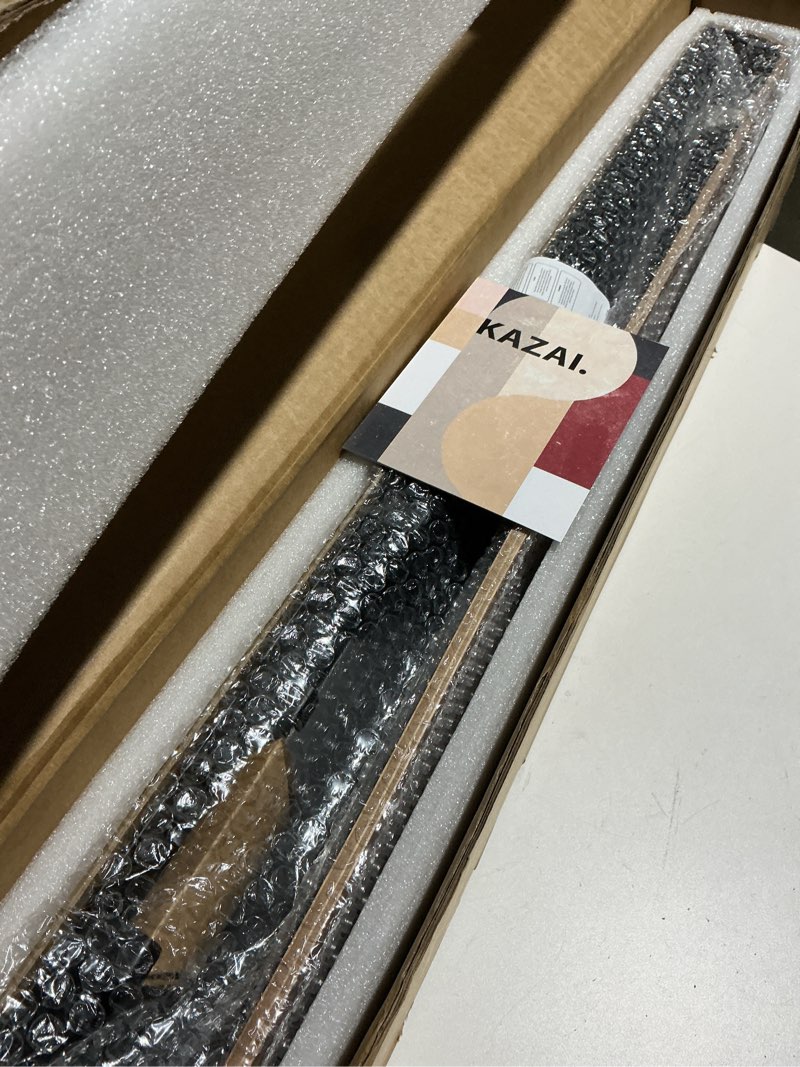 Condition photo showing Good Condition for Kazai. Wall-Mounted Coat Rack 'Toke' - Modern Design with Hidden Wall Hooks - Solid Wood Veneer Panel Coat Hanger - Walnut 8 Hooks Walnut
