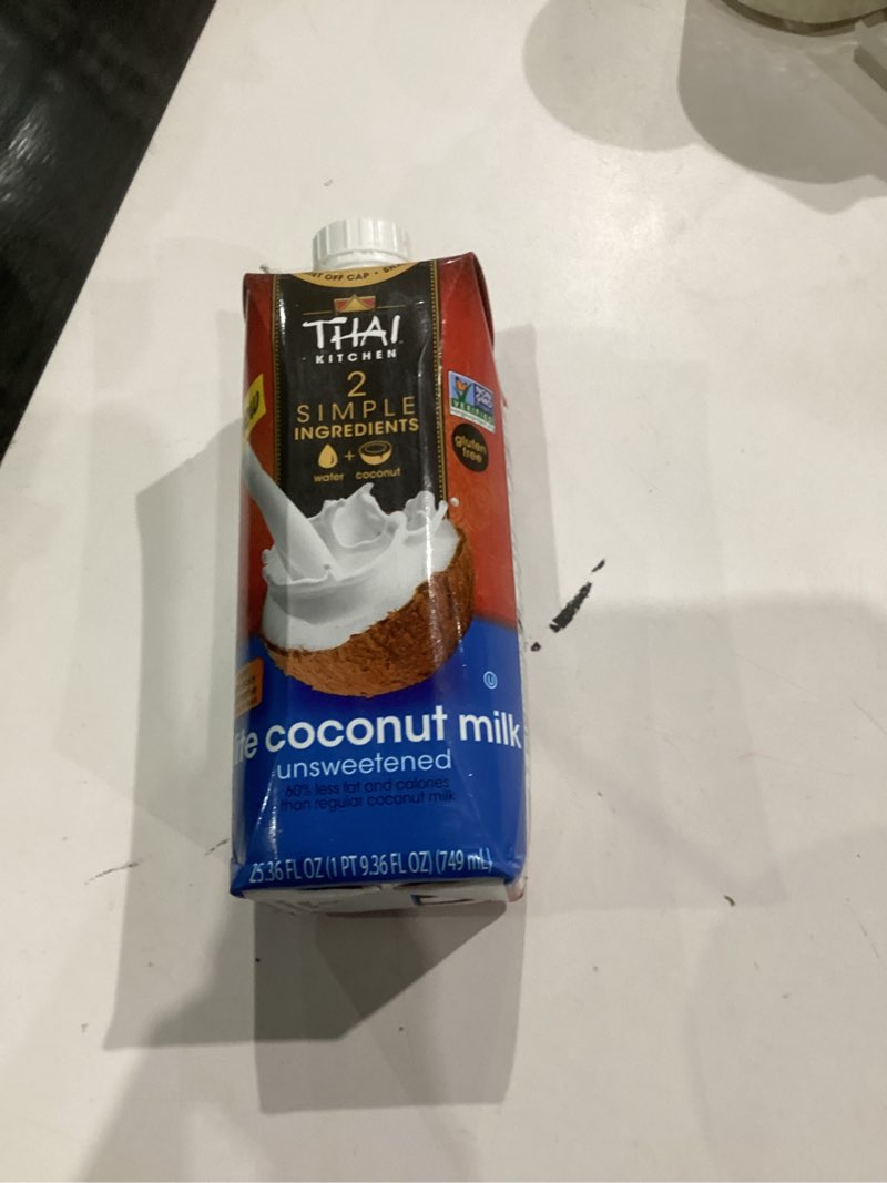 Condition photo showing New/Like New for Thai Kitchen Non-GMO Gluten Free Lite Coconut Milk  25.36 fl oz Brick