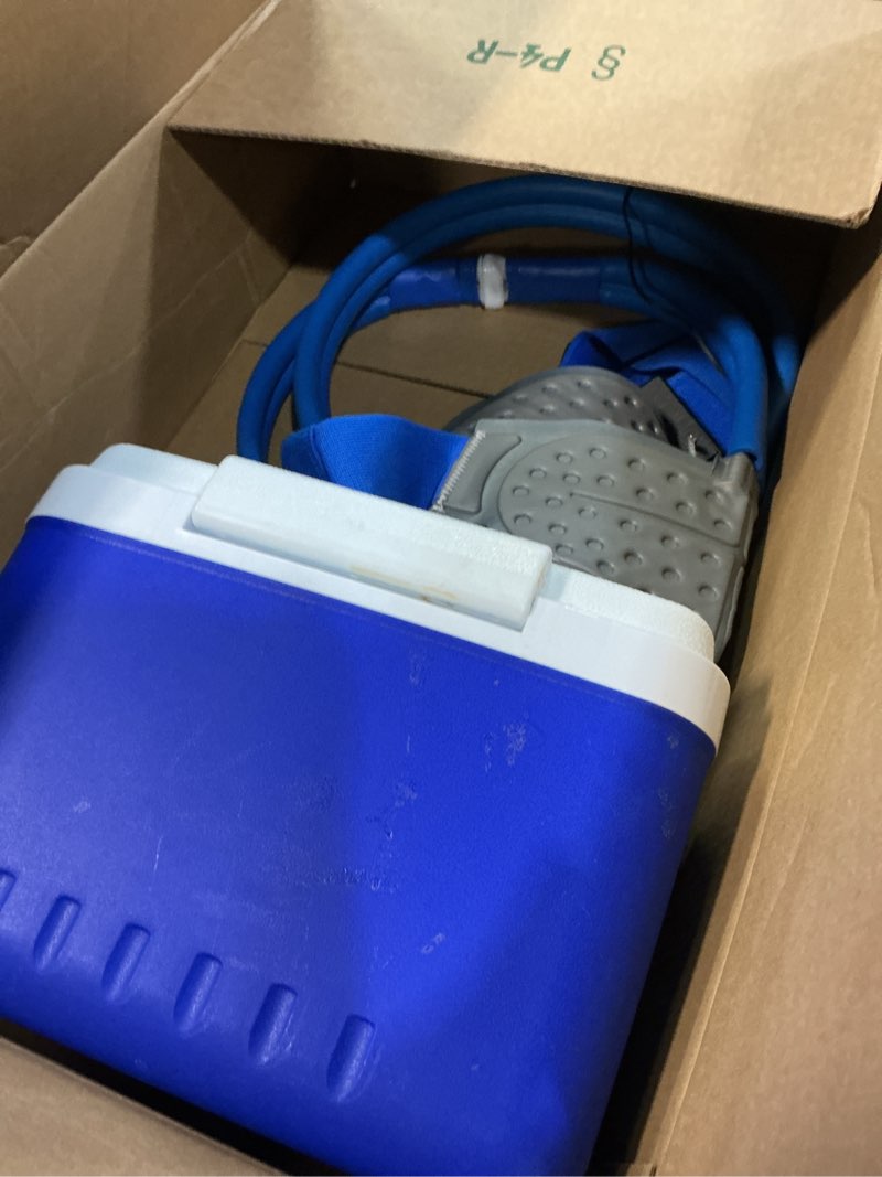 Condition photo showing As Is for Ice Machine for Shoulder After Surgery, Shoulder Rotator Cuff Cold Therapy Machine Compression Pad Cryotherapy Machine for Post-Surgery Care, Ice Therapy System for Knee, Elbow, Joint (6-Quart)