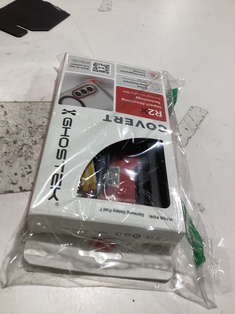 Condition photo showing Good Condition for Ghostek Covert Clear Galaxy Z Fold7 Case with Built-in Kickstand, MagSafe and Full Hinge Protection Designed for 2025 Samsung Galaxy Fold 7 (8") (Smoke) Smoke Galaxy Z Fold 7