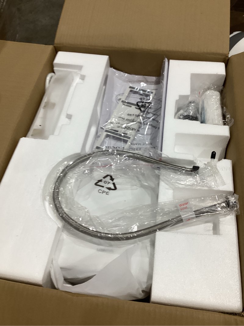 Condition photo showing Good Condition for electric bidet toilet seat with instant warm bidet wash & warm air dryer, self-cleaning stainless steel nozzle, soft close lid, elongated