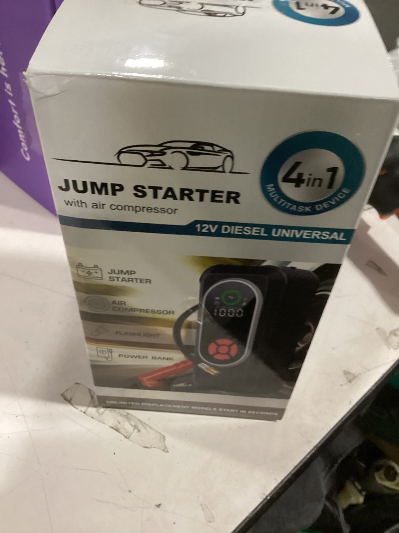 Condition photo showing Good Condition for jump starter with air compressor