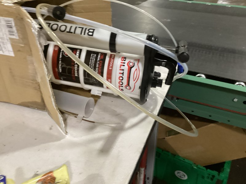 Condition photo showing As Is for BILITOOLS 9L Manual Oil Extractor Pump, Vacuum Fluid Extractor for Automotive Engine Oil Change Large Capacity 2.4 Gallon for Boat Marine Jetski ect.