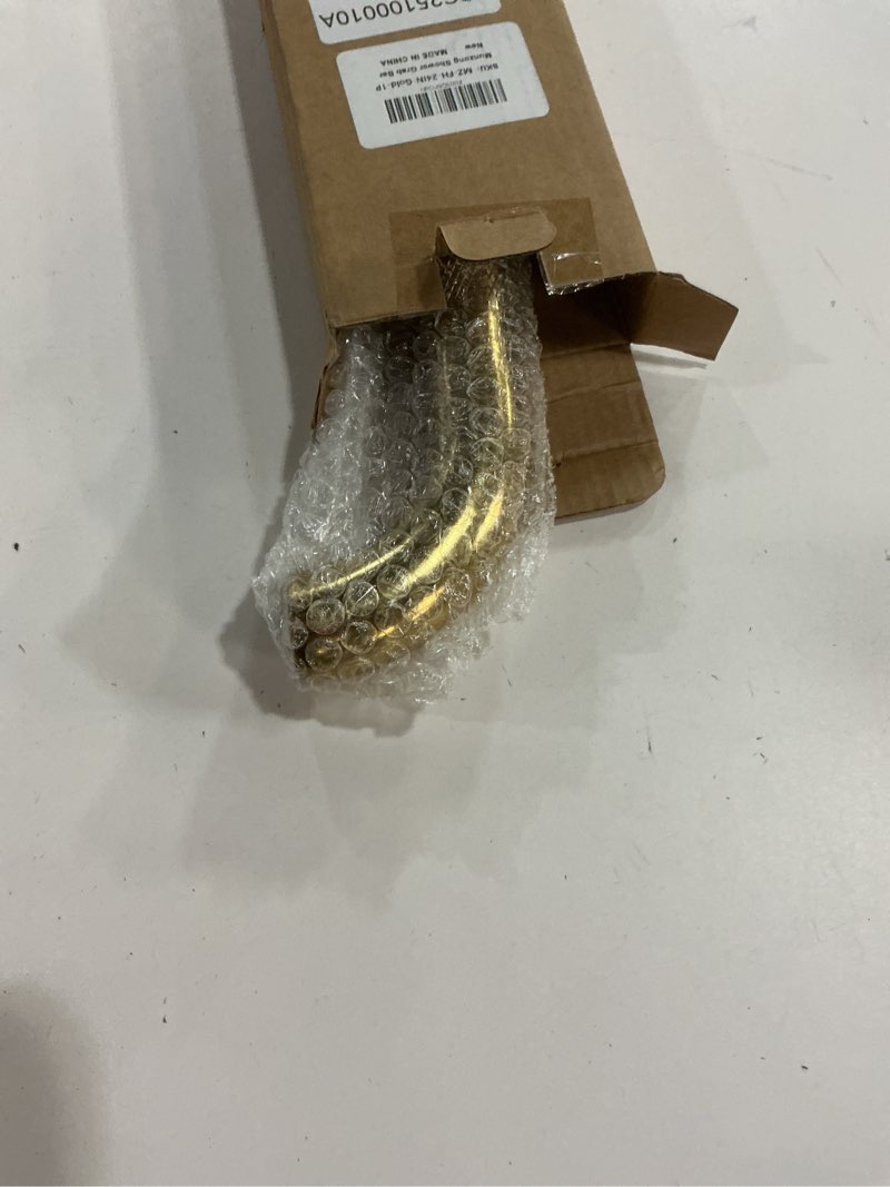 Condition photo showing New/Like New for 24 Inch Anti Slip Shower Grab Gold, Munzong Bathroom Grab Bar, Knurled Bathroom Balance Bar,Safety Hand Rail Support Handicap Elderly Injury Senior Assist Bath Handle 24 Inch Gold