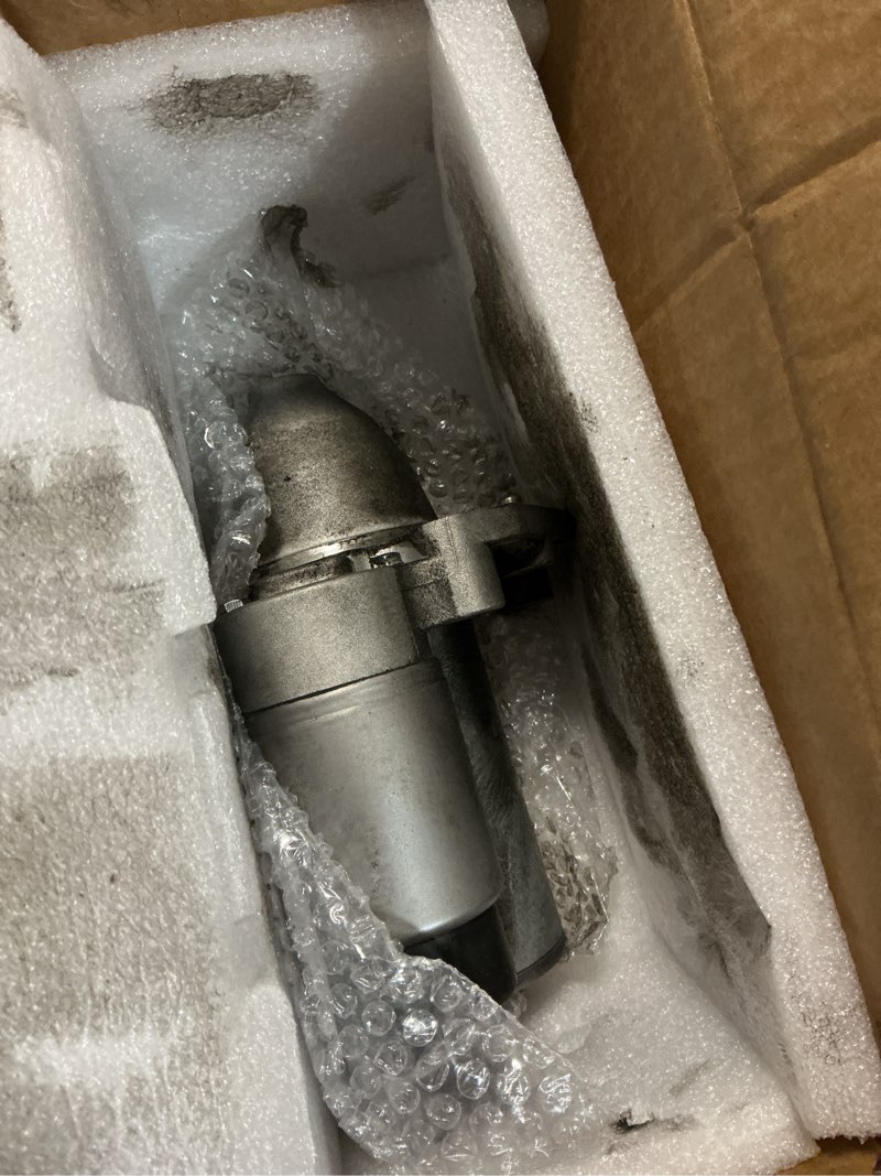 Condition photo showing As Is for 19616 starter compatible with chrysler 200 11-17, town & country 11-16, v6 3.6l, 2011-2019 dodge journey, grand caravan 11-20, avenger 11-14, ram c/v promaster 1500 2500 3500, 14 jeep cherokee 3.2l