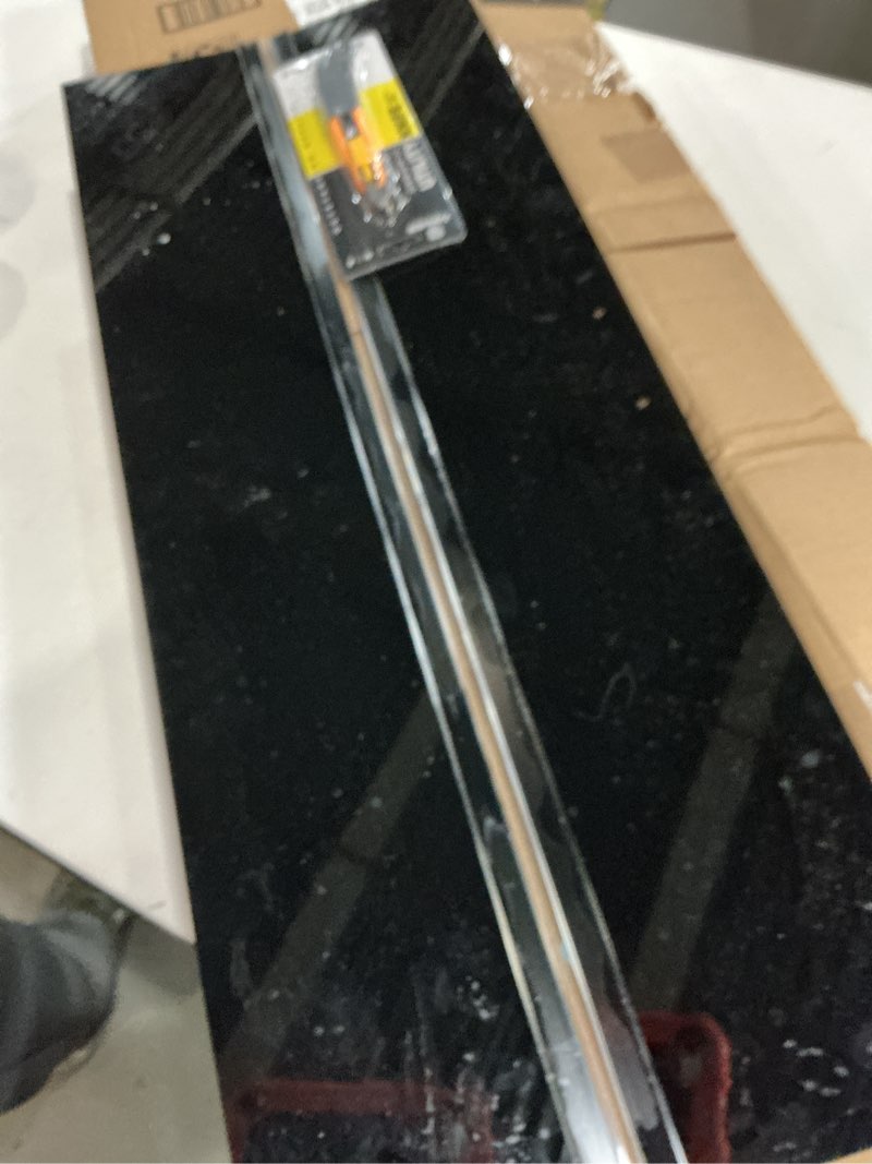 Condition photo showing Good Condition for Sieral Aquarium Polycarbonate Canopy Set 19.37 x 9.37 x 0.12 Inch for 10/20 Gallon Without Center Brace Aquariums Cover Fish Tank Lid with a Hook Knife, Black Black 20 x 10 Inch