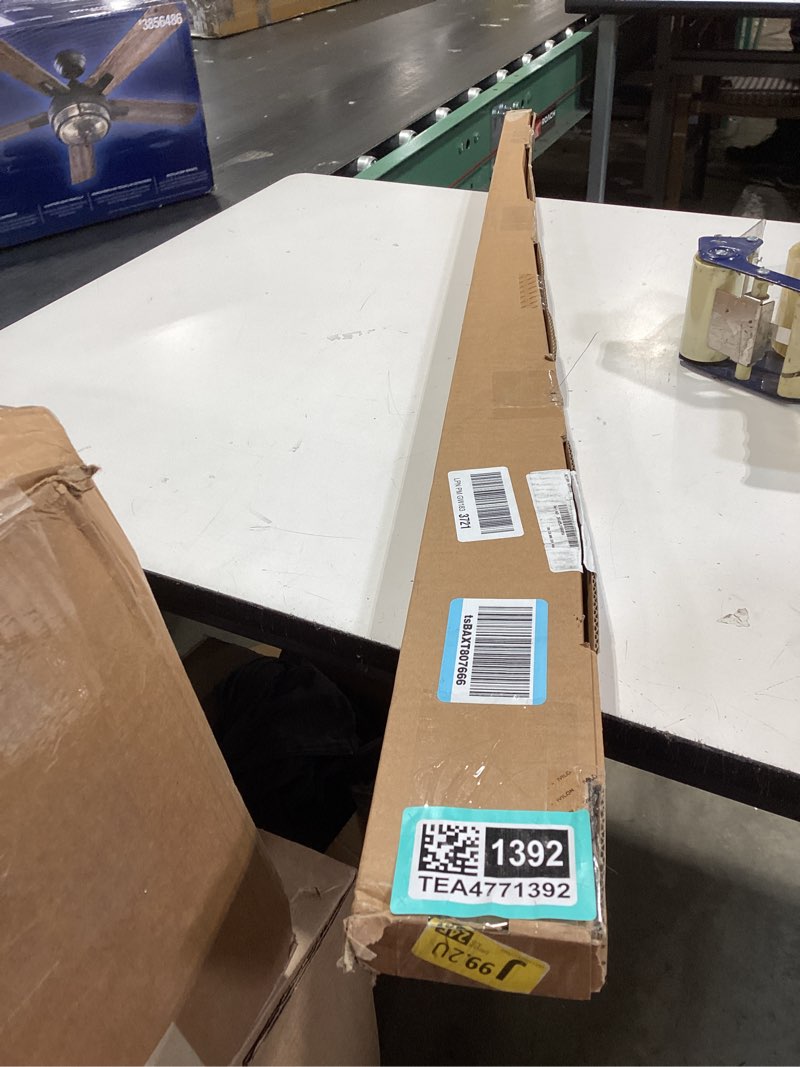 Condition photo showing Good Condition for ivilon curtain rod for windows 48 to 86 inch – 1 inch telescoping drapery rod, 2 long sections, end 