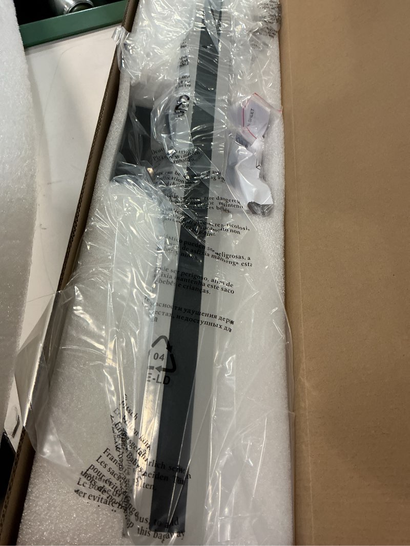 Condition photo showing As Is for 24 inch Black Bathroom Light Fixture 5 Color Temperature Dimmable LED Vanity Lights Bathroom Vanity Lights Over Mirror Light Bar Vanity Lighting Fixtures 5CCT Black-5 Color Temperature 24 Inch Long