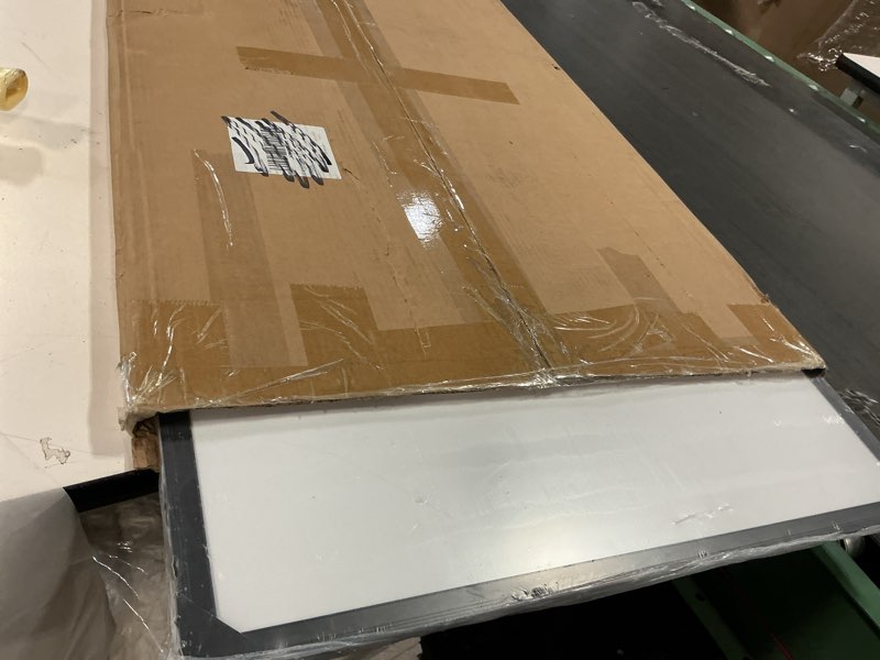 Condition photo showing Good Condition for H-Qprobd 36"x24" White Board for Wall Double-Sided Magnetic Dry Erase Board with Black Aluminum Frame, Presentation Whiteboard Suitable for Home, Office, Classroom & Kitchen