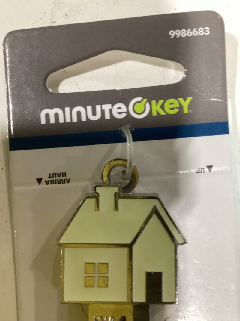 Condition photo showing Good Condition for Minute Key Glow in the Dark #66 KW1 Brass House/Entry Key Blank