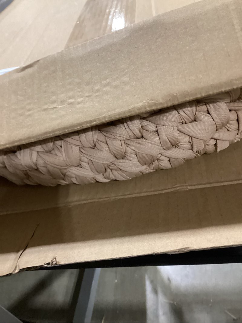 Condition photo showing Good Condition for Handmade Baby Changing Basket Set with a Soft Changing Pad and Waterproof Cover,Diaper Organizer,Rattle Shaker, Moses Basket, Changing Table Topper for Dresser| Boho Bassinet, Handmade Crochet Basket