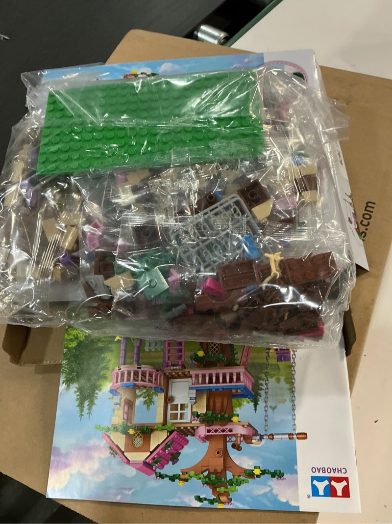 Condition photo showing item condition for Tree House Building Set Compatible with Friends, 504 PCS Forest House Building Kit Birthday Gift for Kids Girls Boys Age 6-12 Years?7652?