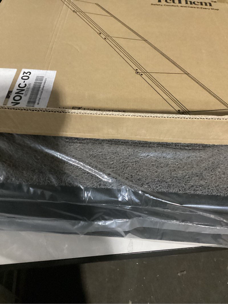 Condition photo showing Good Condition for Upgraded Dog Ramp for Car 63" Long & 19.7" Wider Portable Dog Ramps for Large Dogs with Non-Slip Rug Surface for SUV Car & Truck, Up to 250LBS Upgraded 63'' L x 19.7" W