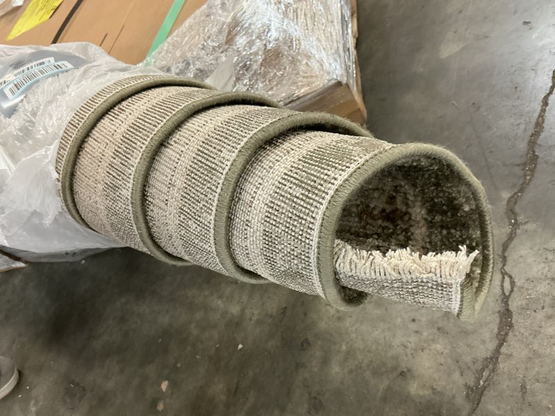 Condition photo showing As Is for Loloi Magnolia Home by Joanna Gaines Pace Collection PAC-06 Forrest/Natural 2'-3" x 3'-10" Accent Rug Forrest / Natural 2'3" x 3'10" (Rectangular)