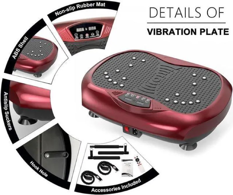  Tecior Premium Vibration Plate Exercise Machine for Lymphatic Drainage. Weight Loss, Whole Body Workout..(SIMILAR NO SAME)