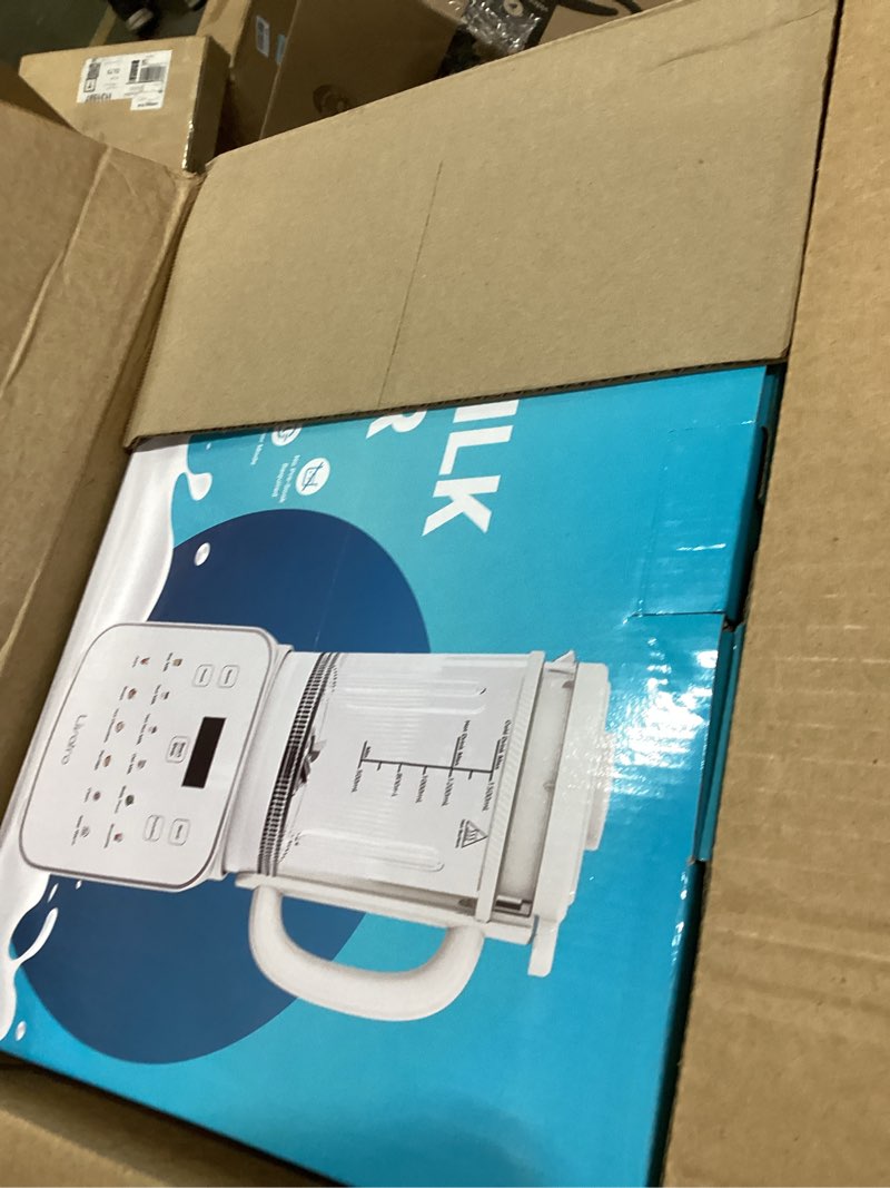 Condition photo showing As Is for 50.73oz Nut Milk Maker Machine: 12-in-1 Automatic Soy Milk Maker with Detachable Design, Homemade Juice,Almond,Oat Milks for Plant-Based Milks, 24H Delay Start/Keep Warm/Auto-Clean/Safety Lock