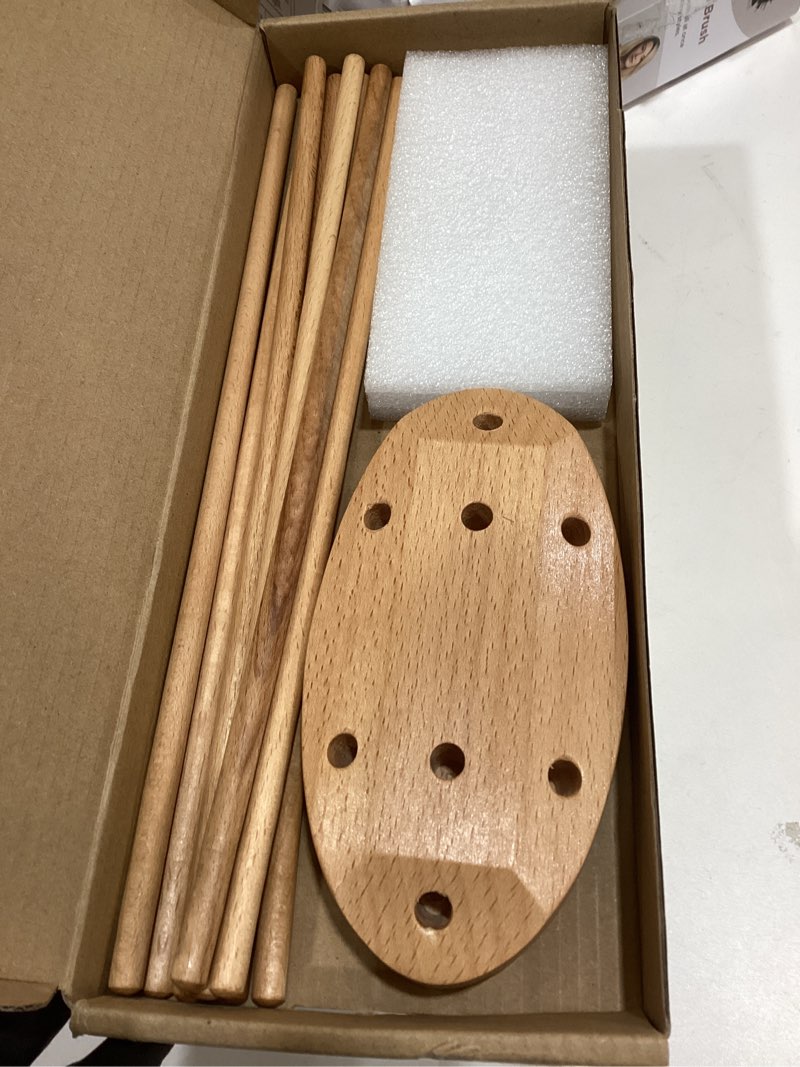 Condition photo showing Good Condition for CRAKTH Plastic Bag and Bottle Drying Rack, Reusable Ziplock and Freezer Bag Dryer Rack, Space Saving, Beech Wood